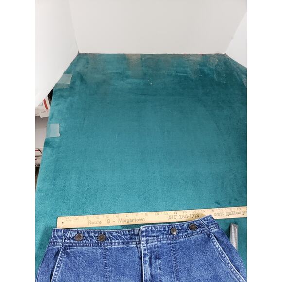 Talbots Jeans Size 8 Womens Blue Pants Stretch Ladies Mid Rise Wide Leg Crop NWT - Picture 11 of 15